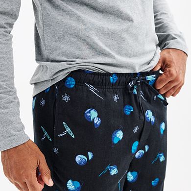 Men's Sonoma Goods For Life® Pajama Tee & Flannel Pajama Pants Set 