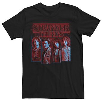 Men's Stranger Things Steve Nancy Eddie Joyce Tee