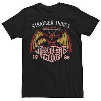 Men's Stranger Things Hellfire Club 1986 Tee