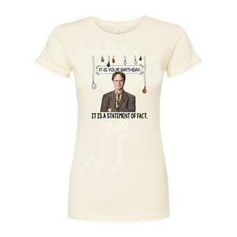 Juniors' The Office Birthday Fitted Tee
