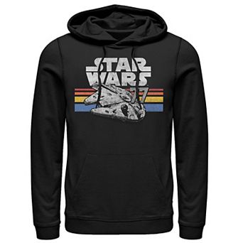 Men's Star Wars Falcon 77 Retro Stripes Hoodie