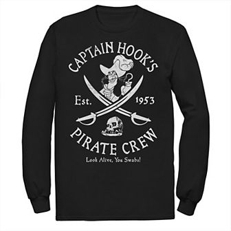 Disney's Peter Pan Captain Hook's Men's Pirate Crew Tee