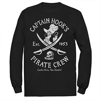 Disney's Peter Pan Captain Hook's Men's Pirate Crew Tee