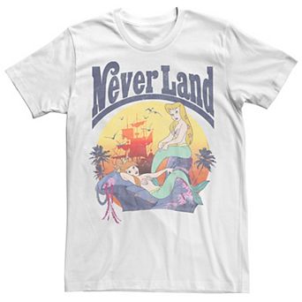 Disney's Peter Pan Men's Never Land Mermaids Tee