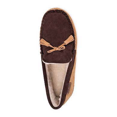 MUK LUKS Talan Men's Leather Moccasin Slippers