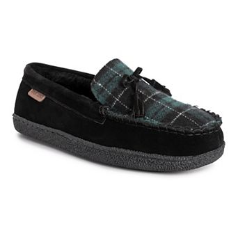MUK LUKS Talan Men's Leather Moccasin Slippers