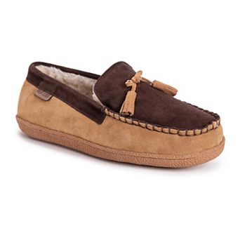MUK LUKS Talan Men's Leather Moccasin Slippers