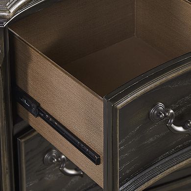 Steve Silver Co. Rhapsody 3-Drawer Nightstand Table