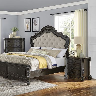 Steve Silver Co. Rhapsody 3-Drawer Nightstand Table