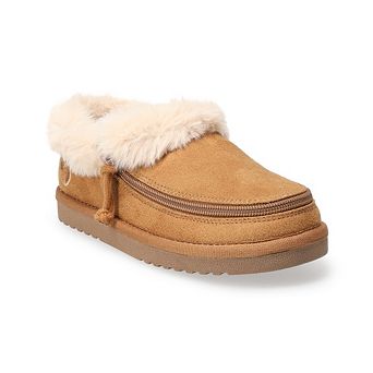 BILLY Footwear Kids' Cozy Adaptive Slippers