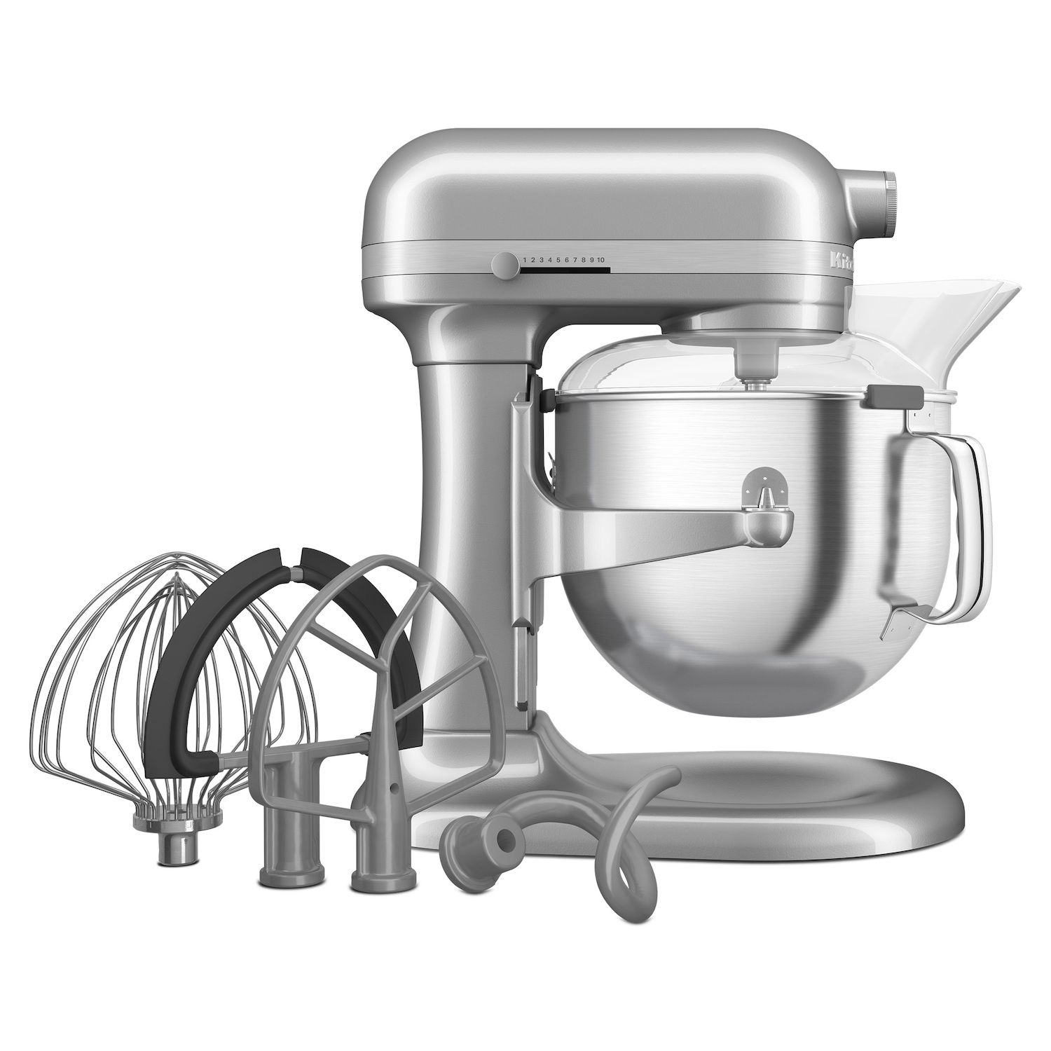 Roestvrijstalen platte klopper voor KitchenAid 7QT Bowl-Lift Stand