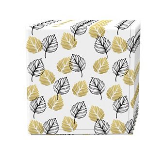 Napkin Set of 4, 100% Cotton, 20x20", Golden Leaves