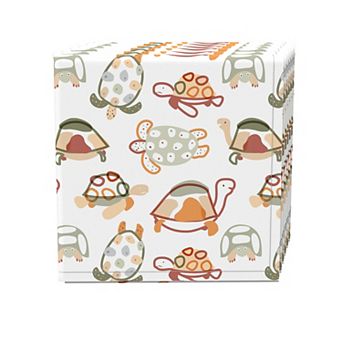 Napkin Set of 4, 100% Cotton, 20x20", Doodle Turtles