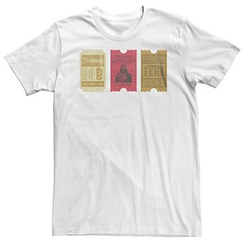 Bit & Tall Star Wars Return of the Jedi Retro Movie Tickets Tee
