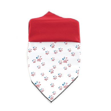 Rae Dunn Woof & Paws Flag Dog Bandanna