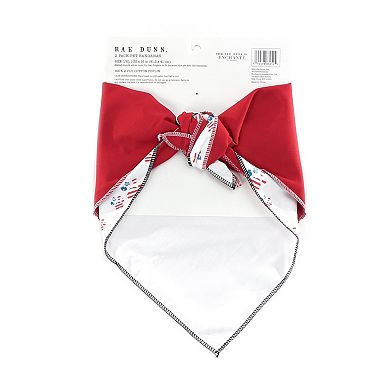 Rae Dunn Woof & Paws Flag Dog Bandanna