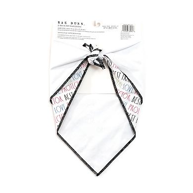 Rae Dunn Good Girl Pet Bandanna 2-Pack