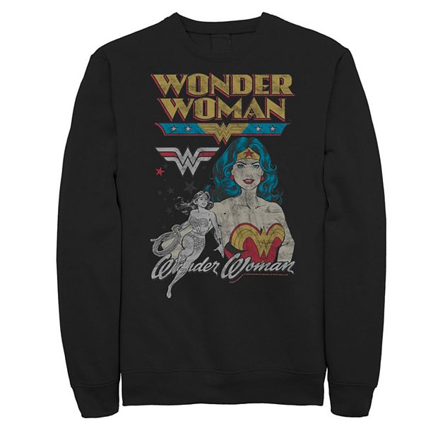 Big & Tall DC Comics Wonder Woman Vintage Sweatshirt