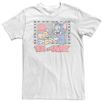 Big & Tall Tom And Jerry Every Saturday Morning Cartoon Reel Box Tee