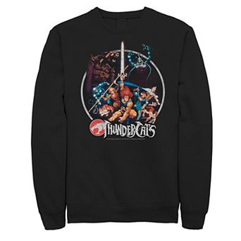 Big & Tall ThunderCats Group Shot Vintage Circle Sweatshirt