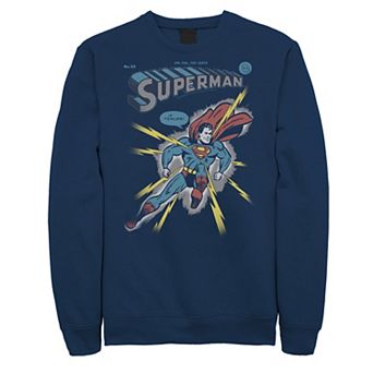 Big & Tall DC Comics Superman It Tickles Comic Cover Sweatshirt