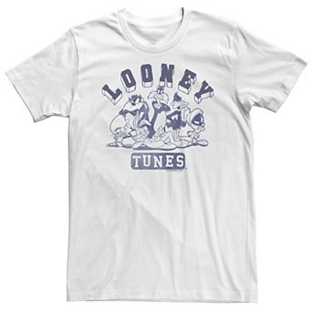 Big & Tall Looney Tunes Varsity Characters Group Shot Tee