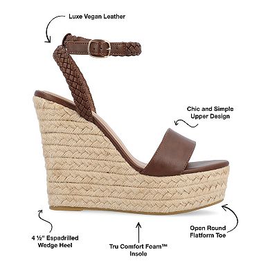 Journee Collection Andiah Women's Wedge Sandals