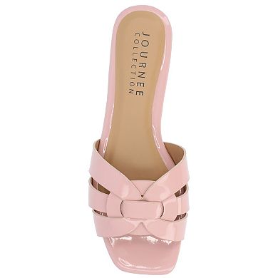 Journee Arrina Women's Square Toe Sandals