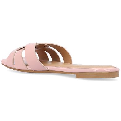 Journee Arrina Women's Square Toe Sandals