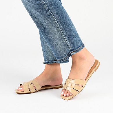 Journee Collection Arrina Women's Square Toe Sandals