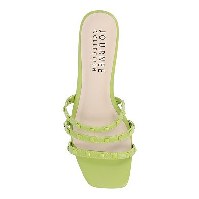 Journee Collection Camarie Women's Embellished Strappy Sandal