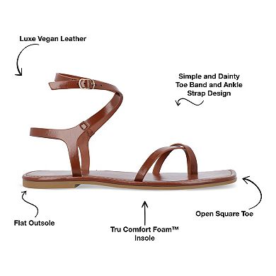 Journee Charra Women's Strappy Sandals