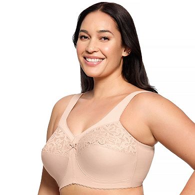 Glamorise MagicLift Cotton Blend Wireless Support Bra 1001