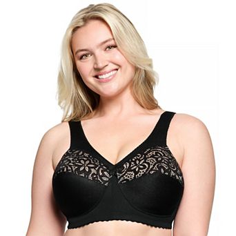 Glamorise MagicLift Cotton Blend Wireless Support Bra 1001
