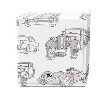 Napkin Set of 4, 100% Cotton, 20x20", Retro Transportation