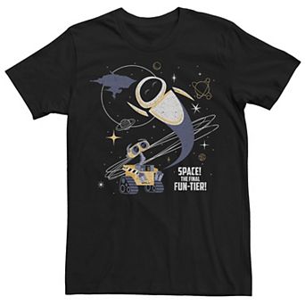 Disney / Pixar's WALL-E & Eve Men's Space The Final Fun-tier Tee