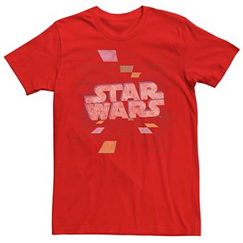 Men's Star Wars Faded Retro Box Grid Logo Tee