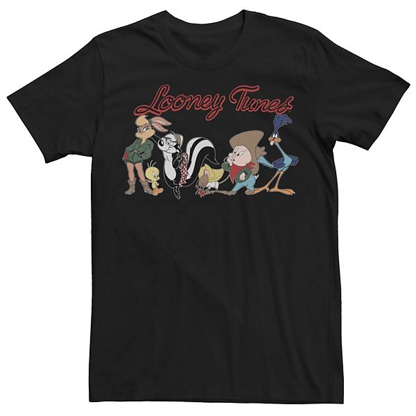 Men's Looney Tunes Group Shot Retro Line Up Tee