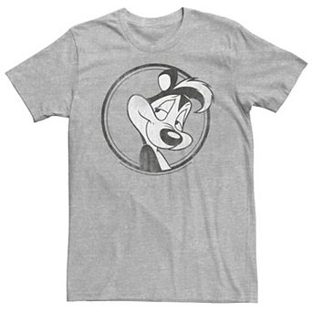 Men's Looney Tunes Pepe Le Pew Simple Portrait Tee