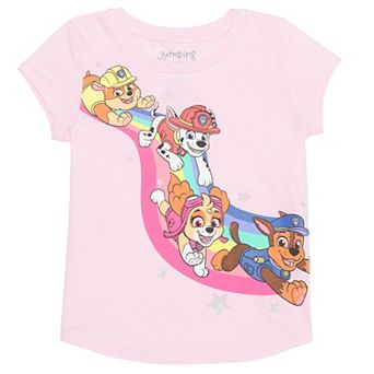 Girls 4-12 Jumping Beans Rainbow Paw Patrol Short Sleeve Tee