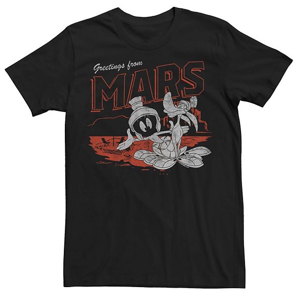 Men's Looney Tunes Greetings From Mars Tee