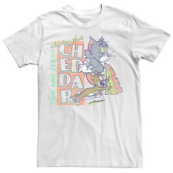 Men's Tom And Jerry Chasing That Cheddar Tee