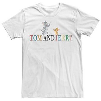 Men's Tom And Jerry Colorful Logo Tee