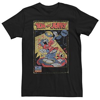 Men's Tom And Jerry Dancing To The Music Tee