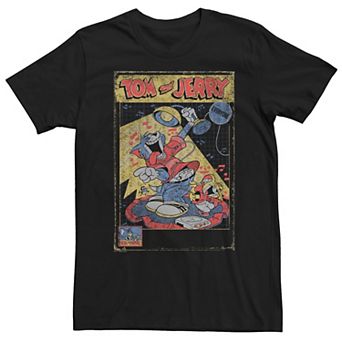 Men's Tom And Jerry Dancing To The Music Tee