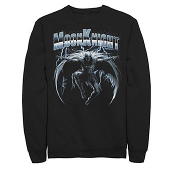 Men's Marvel Moon Knight Leaping Knight Dark Rain Sweatshirt