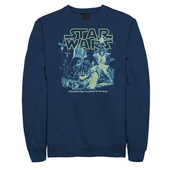 Big & Tall Star Wars Neon Pop Poster Sweatshirt