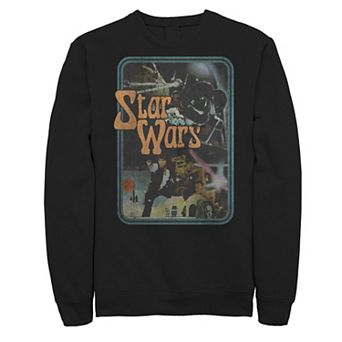 Big & Tall Star Wars Vintage Style Group Portrait Sweatshirt