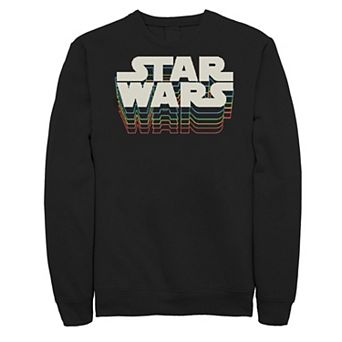 Big & Tall Star Wars Retro Gradient Logo Sweatshirt