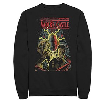 Big & Tall Star Wars Vaders Spaceship Castle Comic Sweatshirt